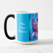 Magique Mini Musique Café Mug (Gauche)