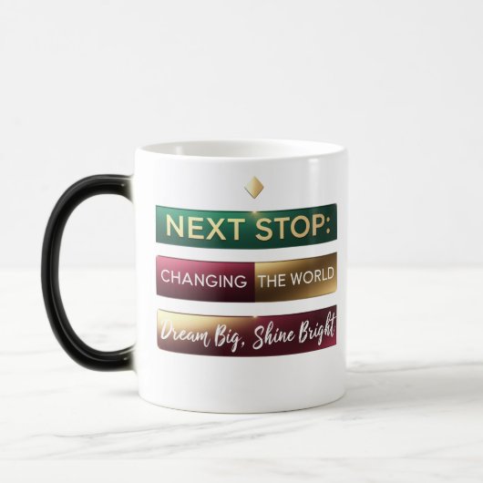 Magique Modern Changing the World Mug - (Gauche)