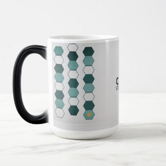 Magique Modern Geometric Hexagon Pattern Mug