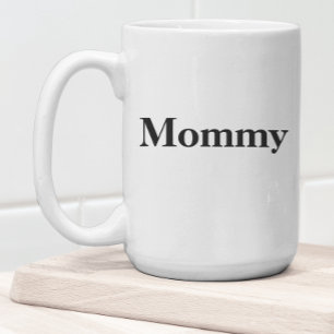 Magique Mommy Typographie Drôle Nouvelle maman Café Mug