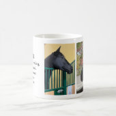Magique "Mon cheval me manque" Mug personnalisé avec photo (Centre)