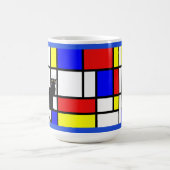 Magique Mondrian - Composition II - Mug Art Morphing Coule (Centre)