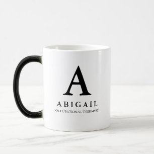 Magique Monogramme ergothérapie simple Mug classique