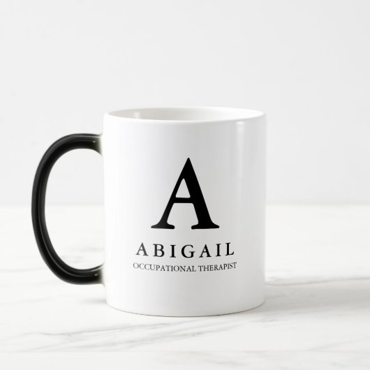 Magique Monogramme ergothérapie simple Mug classique (Gauche)