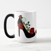 Magique Morphing Mug - Rose de Stiletto (Gauche)