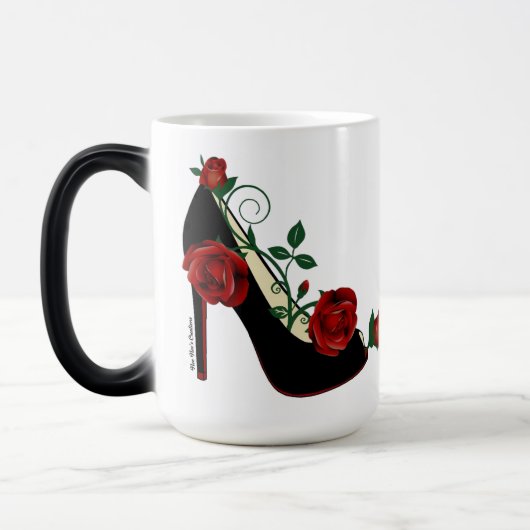 Magique Morphing Mug - Rose de Stiletto (Gauche)
