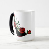 Magique Morphing Mug - Rose de Stiletto (Devant gauche)