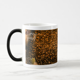 Magique Morphing mug with coffee theme