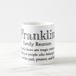 Magique Mug à café Franklin Family Reunion