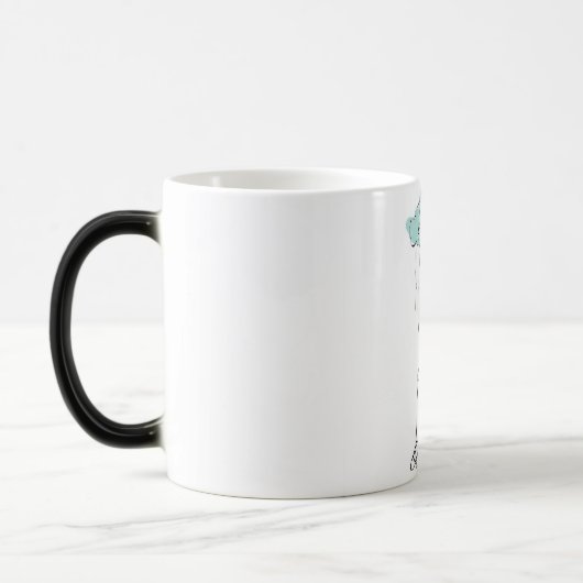 Magique Mug "ALONE" - Stylish Ceramic Cup for introvert (Gauche)