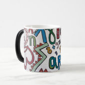 Magique Mug Alphabet Coloré (Devant gauche)