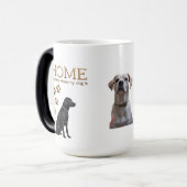 Magique Mug Black Lab Gold Paw - Morphage 15oz (Devant gauche)