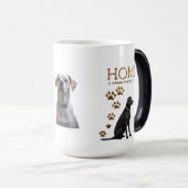 Magique Mug Black Lab Gold Paw - Morphage 15oz (Devant droit)