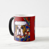 Magique Mug Bulldog de Noël (Devant gauche)