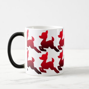 Magique Mug Cadeau Emballé Rouge & Blanc