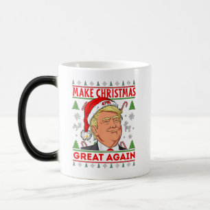 Magique Mug cadeau républicain, Donald Trump Joyeux Noël