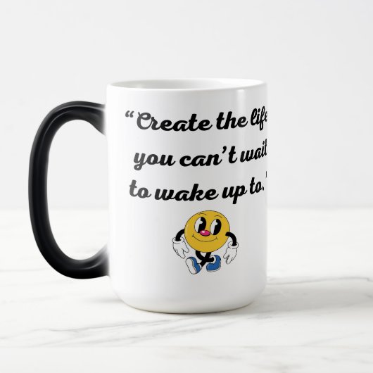 Magique Mug café Abstrait serene (Gauche)