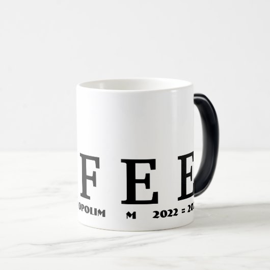 Magique Mug / café Mug /#mmetropolim (Devant droit)