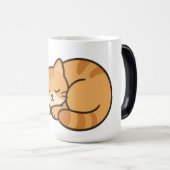 Magique Mug Chaton mignon endormi (Devant droit)