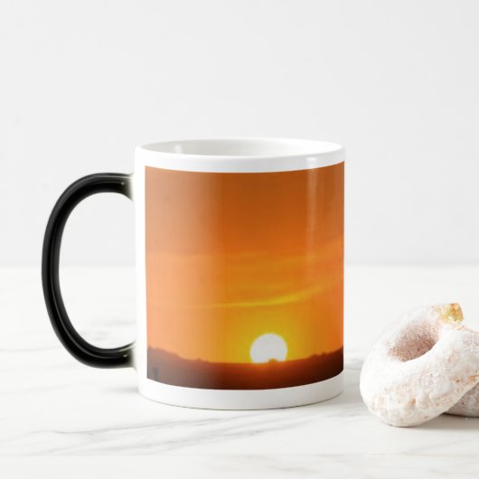 Magique Mug classique Sunset, 11 oz (Avec donut)