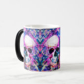 Magique Mug crâne psychédélique - 11 oz (Devant gauche)