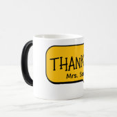 Magique Mug Cute Drôle Jaune Merci (Devant gauche)