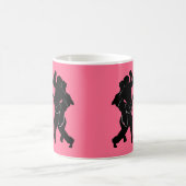 Magique Mug de café avec danseur de tango - Couleurs perso (Centre)