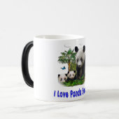Magique Mug de café bicolore panda (Devant gauche)