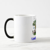 Magique Mug de café bicolore panda (Gauche)