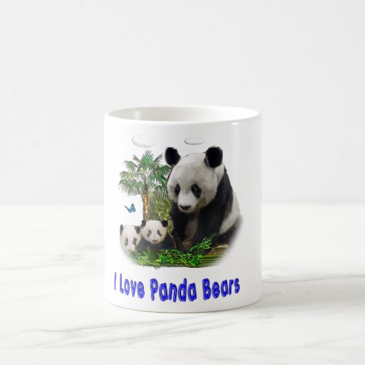 Magique Mug de café bicolore panda (Centre)