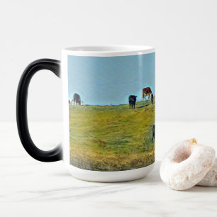 Magique Mug de café de vache Moo