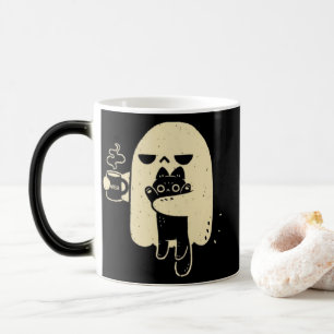 Magique Mug de café éffrayant Boo Ghost - Drôle cadeau Hal