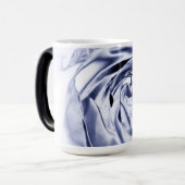 Magique Mug de café en argent Rose métallique (Devant gauche)