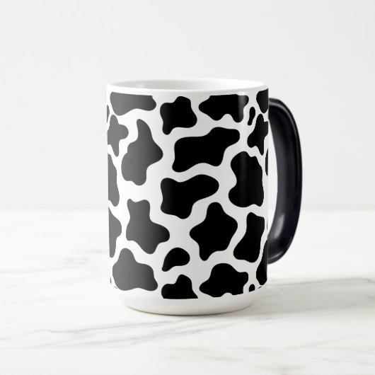 Magique Mug de café imprimé de vache (Devant droit)
