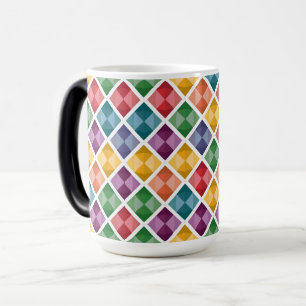 Magique Mug de café Motif diamant