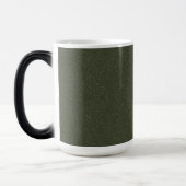Magique Mug de café vert mousse texturé - personnalisé (Gauche)