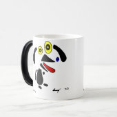Magique Mug de chien Abstrait (Devant gauche)