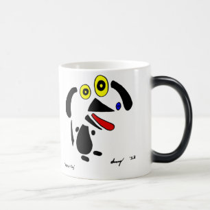 Magique Mug de chien Abstrait