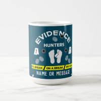 Mug de l'enquêteur criminalistique