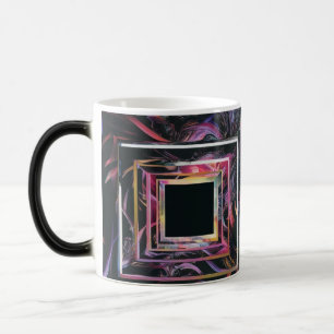 Magique Mug de Morphage géométrique Abstrait - Arti de rév