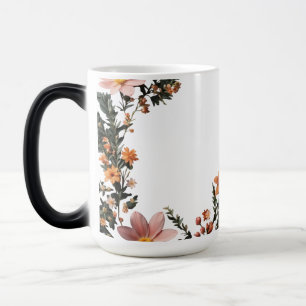 Magique Mug de Morphing en fleurs - 15 oz