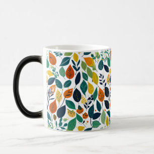 Magique Mug de Morphing - Feuilles et Motifs de la nature