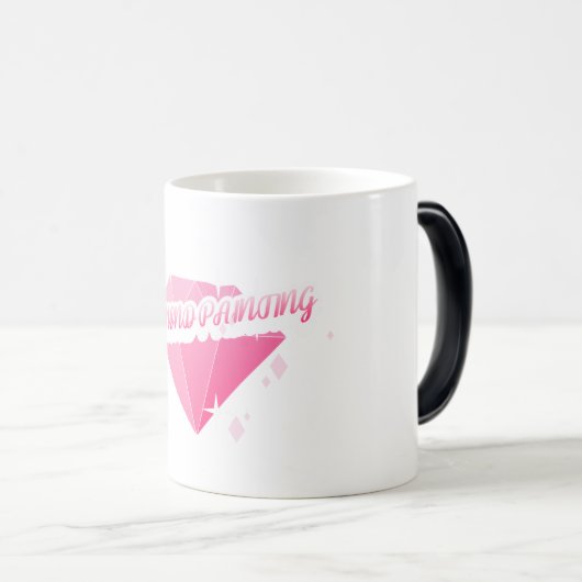 Magique Mug de peinture au diamant (Devant droit)