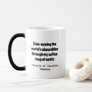 Magique Mug de personnalisation de l'Humour de café cyniqu