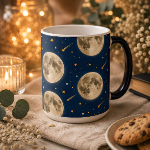 Magique Mug Deux Pour La Lune Cadeau Anniversaire Espace