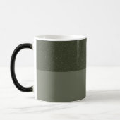 Magique Mug en céramique vert de mousse de bruit sur matte (Gauche)