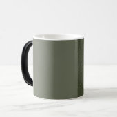 Magique Mug en céramique verte Split Moss - Personnalisabl (Devant gauche)