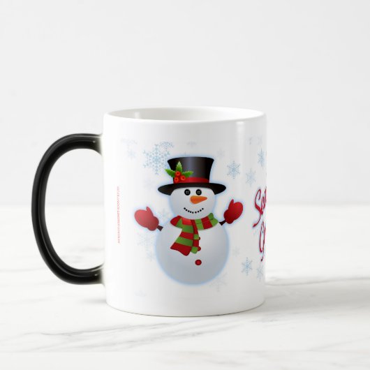 Magique Mug Joyeuses Fêtes Snowman Morphant (Gauche)