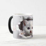 Magique Mug Magic 3D cat<br><div class="desc">The mug is fun and educational,  It makes a fun gift for family,  friends,  nature lovers and pun lovers. The popular 'Tits' design runs all the way around the mug with the title on either side,  perfect for left and right handed people enjoying their favourite brew.</div>