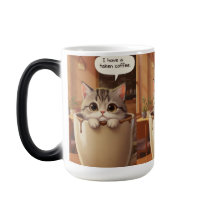 Mug mignon “J'ai pris mon café” Mug de chat amusan